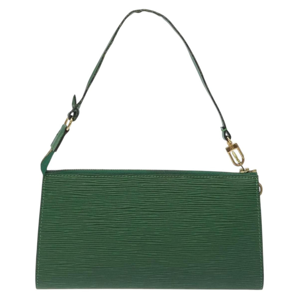 LOUIS VUITTON Epi Pochette Accessoires Pouch Green M52984 LV 127700