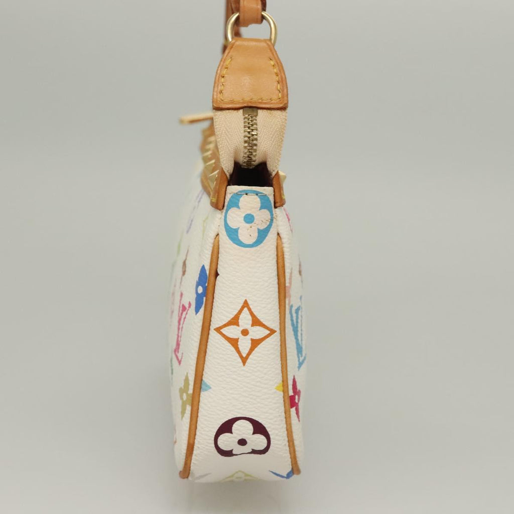 LOUIS VUITTON Multicolor Pochette Accessoires Pouch White M92649 127704V