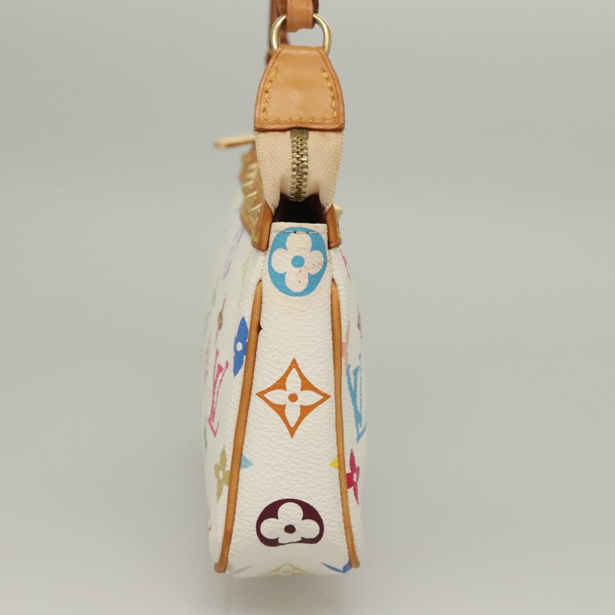 LOUIS VUITTON Multicolor Pochette Accessoires Pouch White M92649 127704V