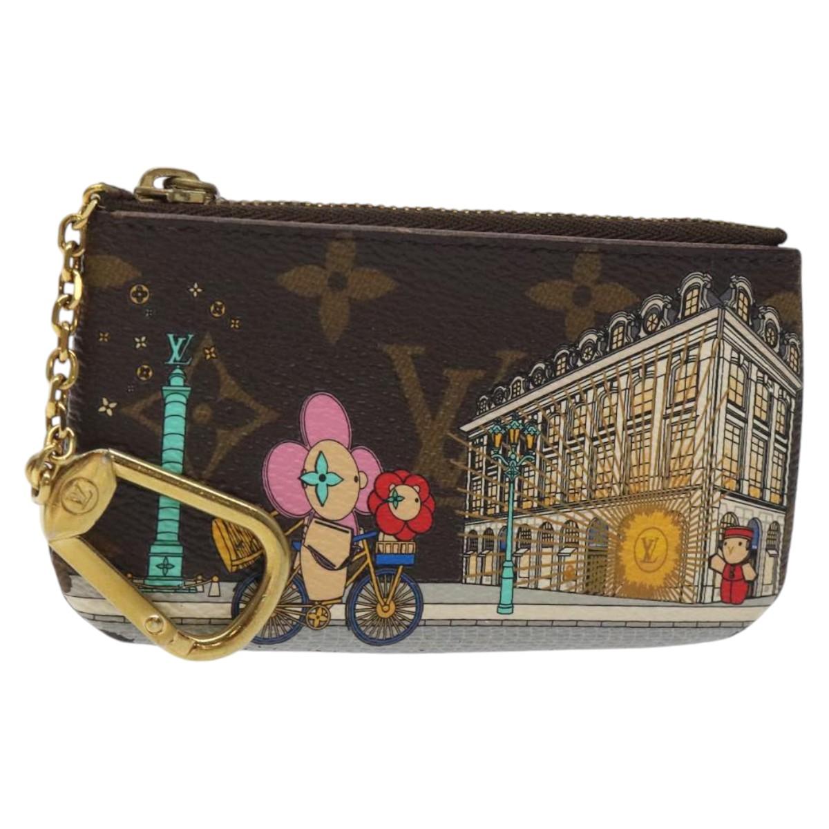LOUIS VUITTON Monogram Vivienne Pochette Cles Coin Purse M81639 LV 127715
