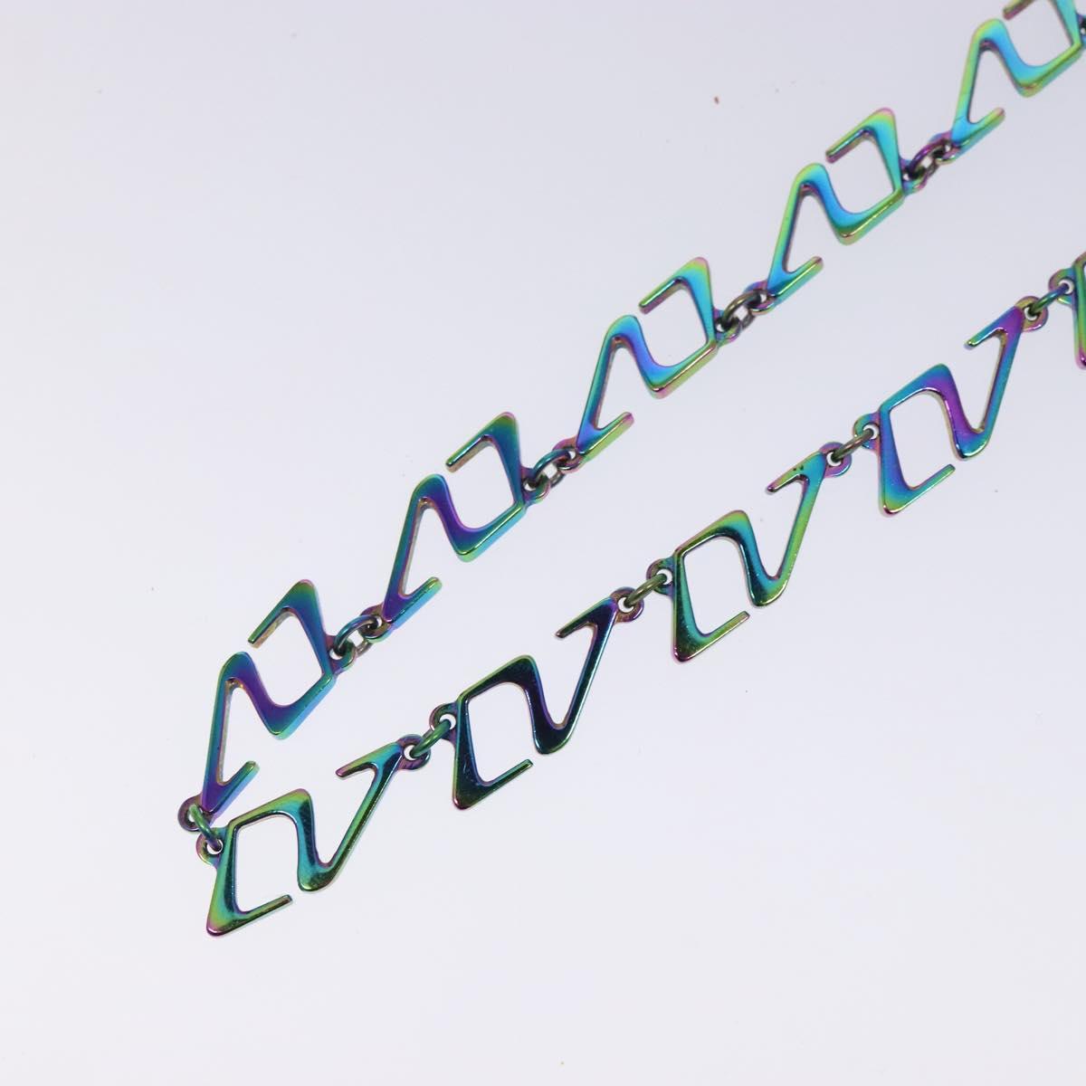 LOUIS VUITTON Collier LV Links Necklace metal Green M68909 LV 127721M