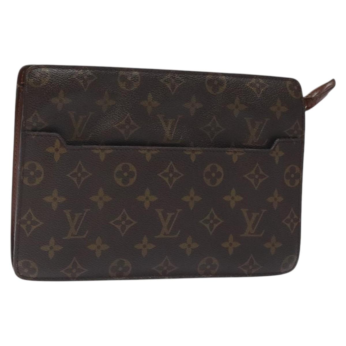 LOUIS VUITTON Monogram Pochette Homme Clutch Bag M51795 LV 127757
