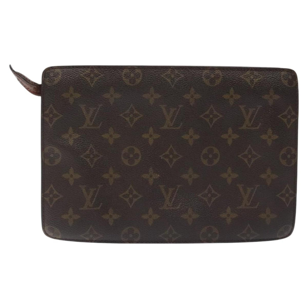 LOUIS VUITTON Monogram Pochette Homme Clutch Bag M51795 LV 127757