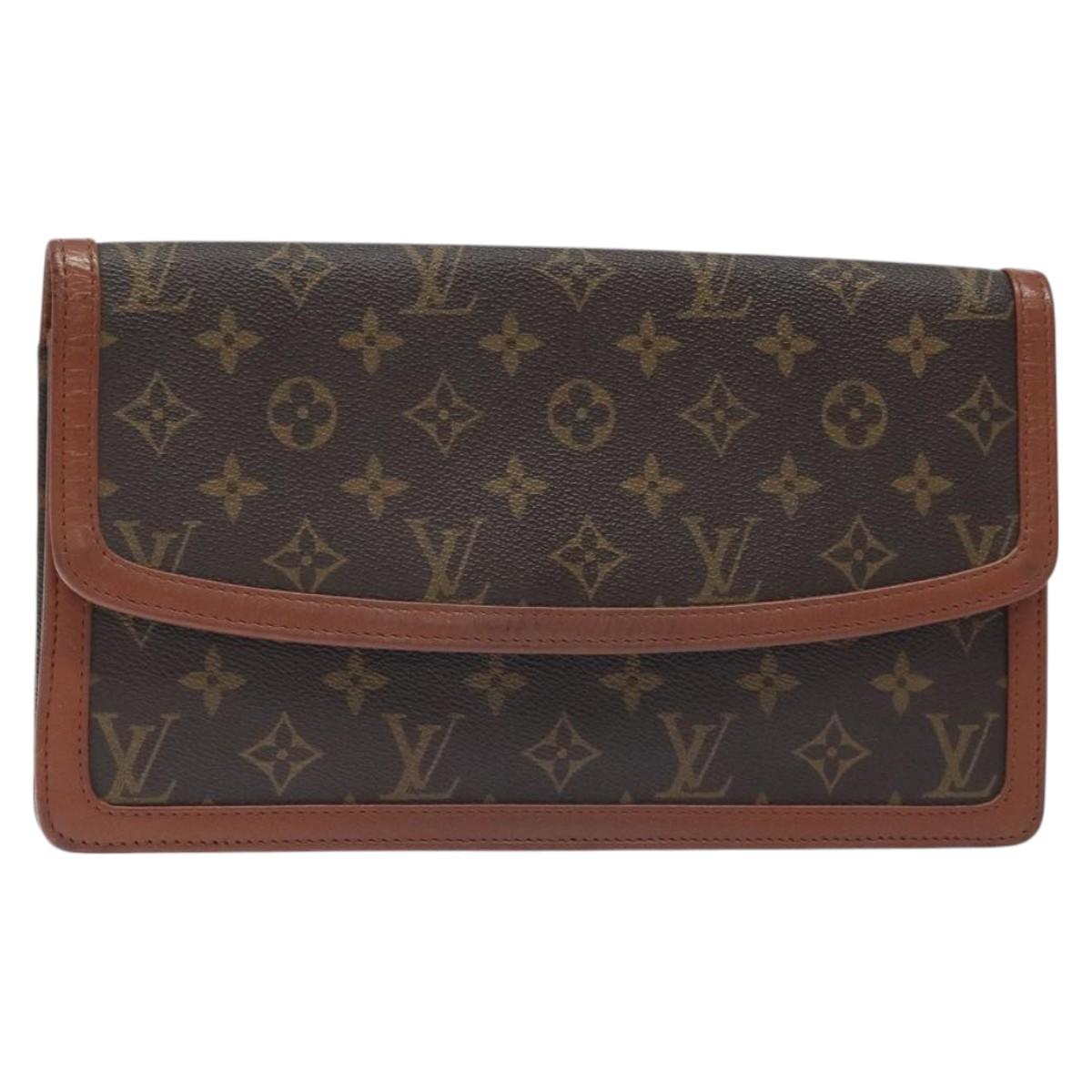LOUIS VUITTON Monogram Pochette Dam GM Clutch Bag M51810 LV 127758