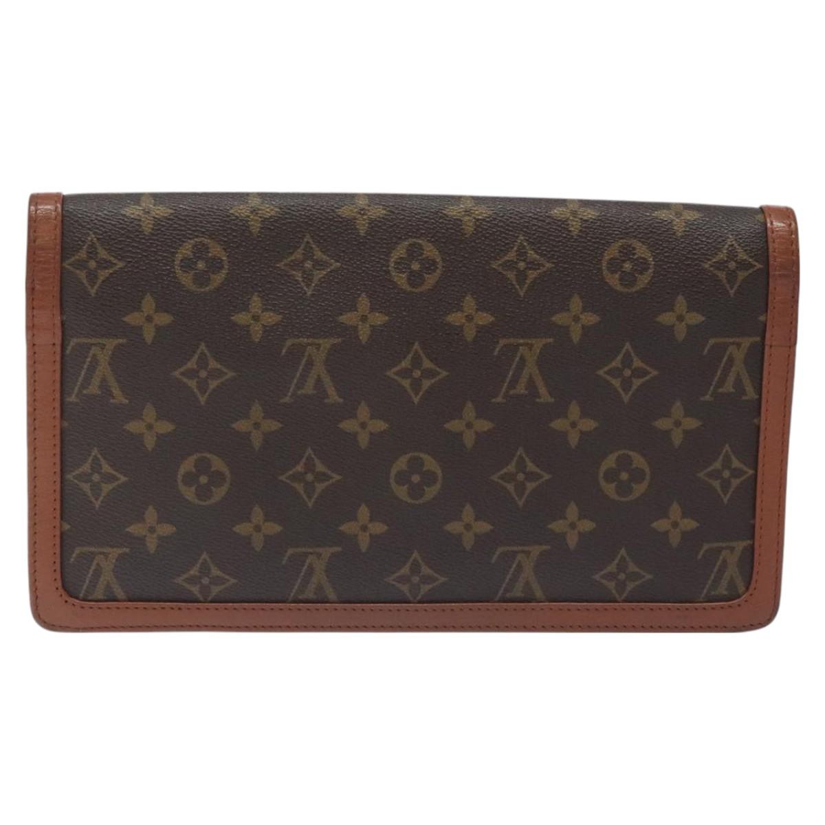 LOUIS VUITTON Monogram Pochette Dam GM Clutch Bag M51810 LV 127758