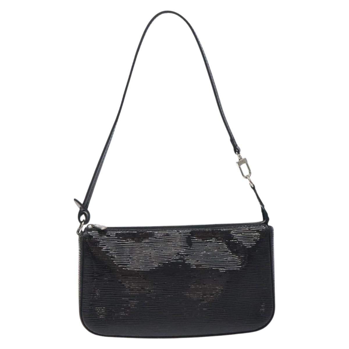 LOUIS VUITTON Epi Electric Pochette Accessoires Pouch Noir M4080N LV 127783