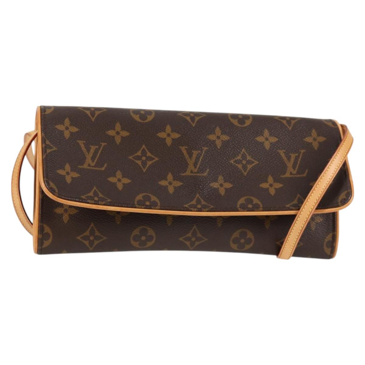 LOUIS VUITTON Monogram Pochette Twin GM Shoulder Bag M51852 LV 127965V