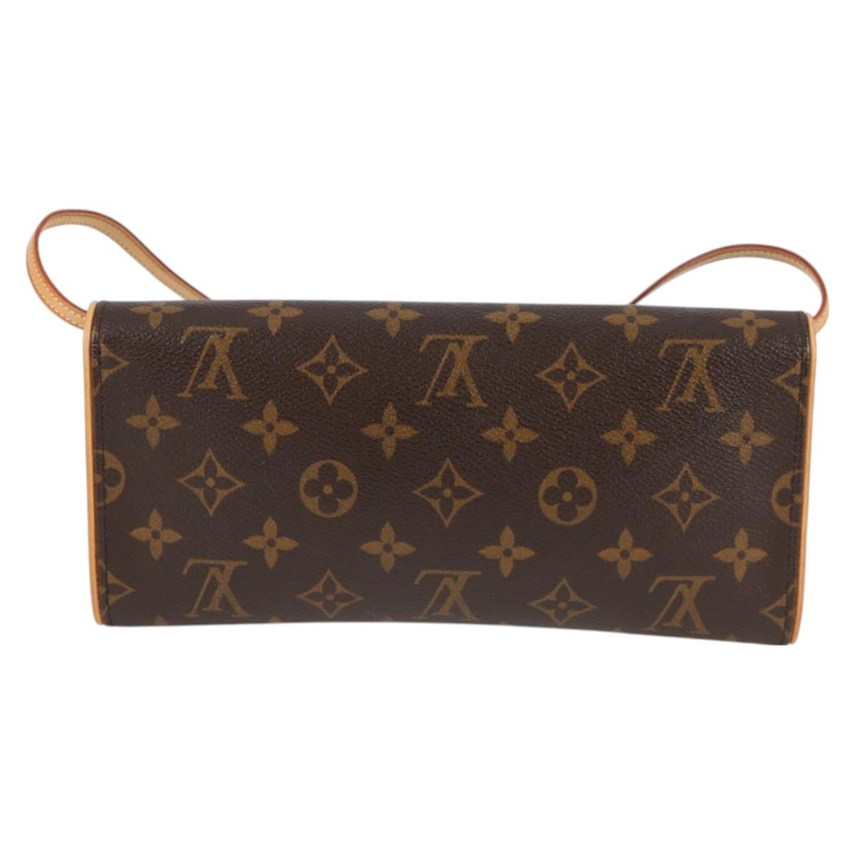 LOUIS VUITTON Monogram Pochette Twin GM Shoulder Bag M51852 LV 127965V