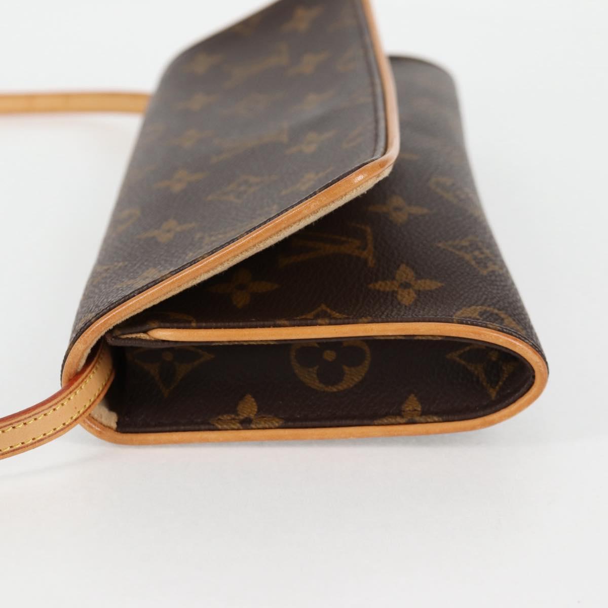 LOUIS VUITTON Monogram Pochette Twin GM Shoulder Bag M51852 LV 127965V