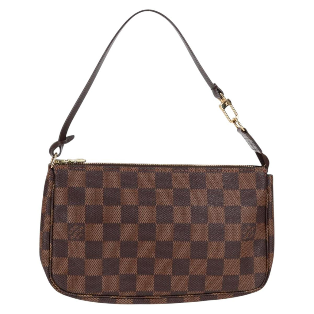 LOUIS VUITTON Damier Ebene Pochette Accessoires Pouch N41206 LV 128222V