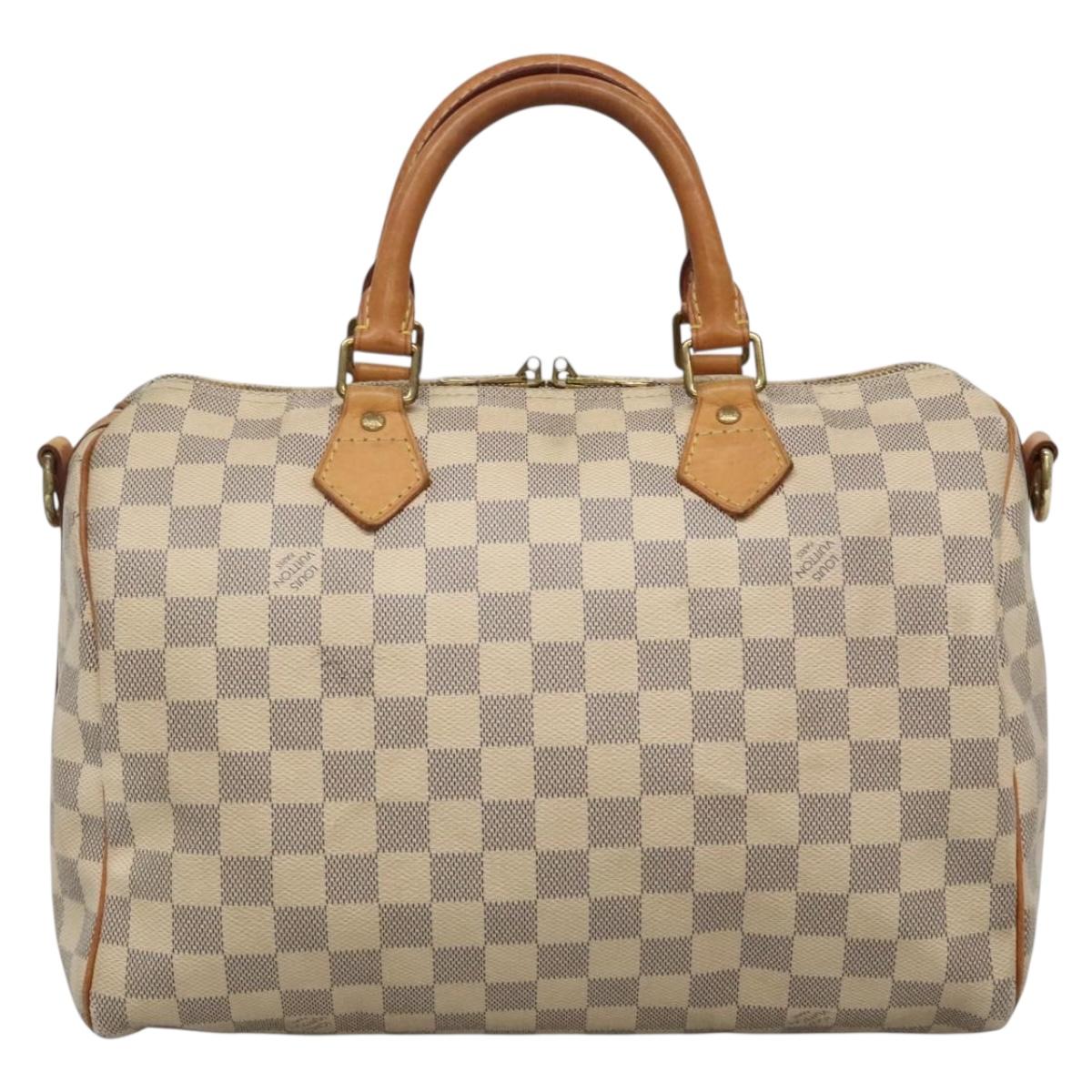 LOUIS VUITTON Damier Azur Speedy Bandouliere 30 Bag 2way N41052 LV 128296