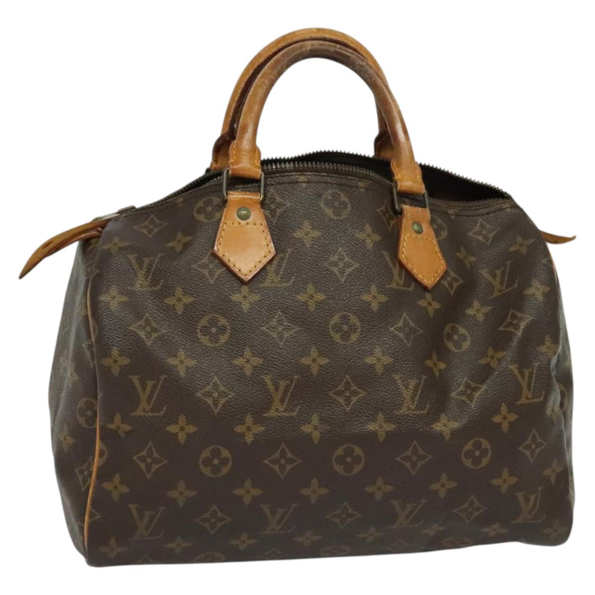 LOUIS VUITTON Monogram Speedy 30 Hand Bag M41526 LV 128380