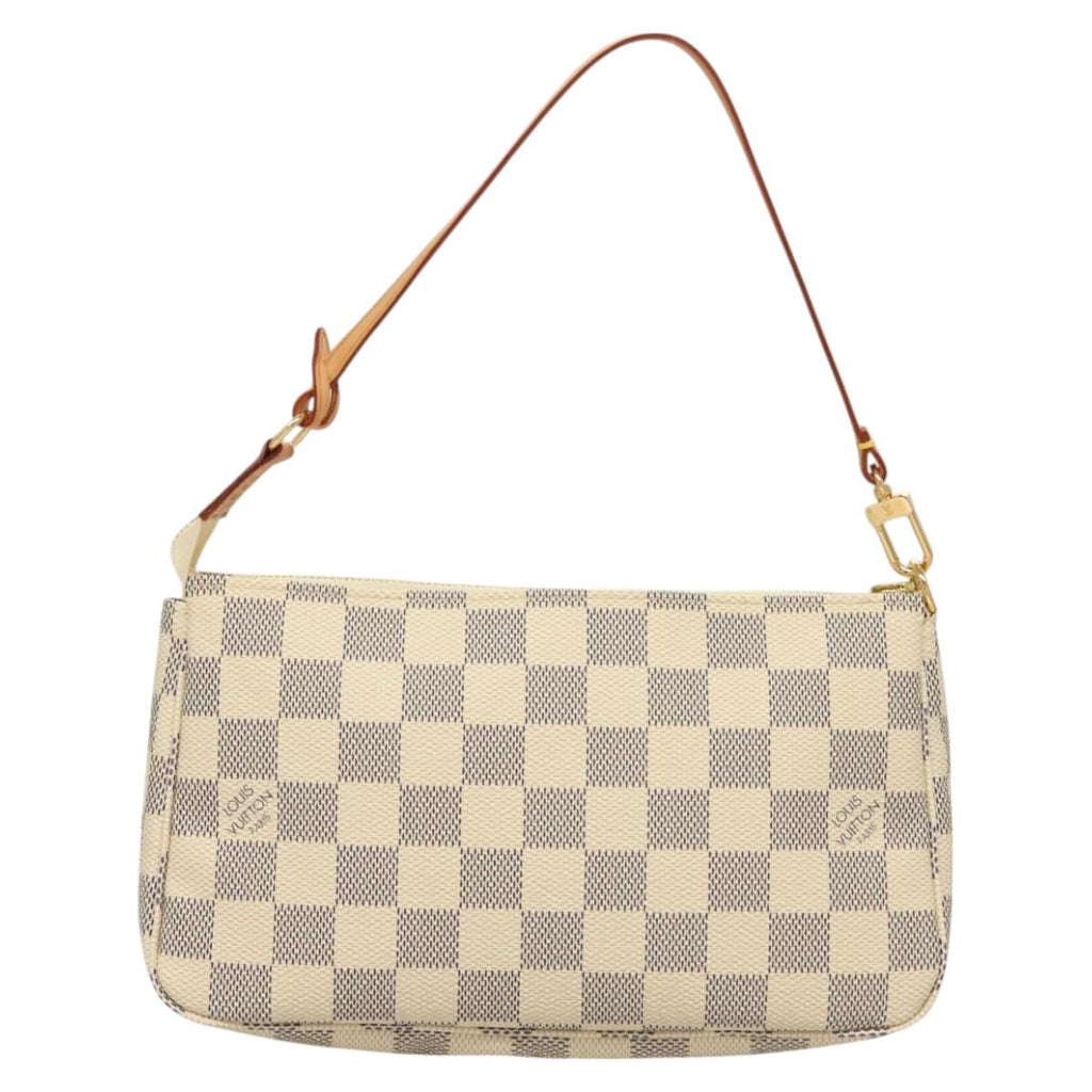 LOUIS VUITTON Damier Azur Pochette Accessoires Pouch N51986 LV 128466V