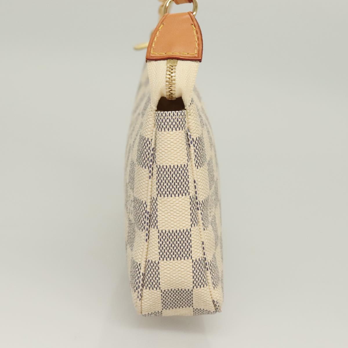 LOUIS VUITTON Damier Azur Pochette Accessoires Pouch N51986 LV 128466V