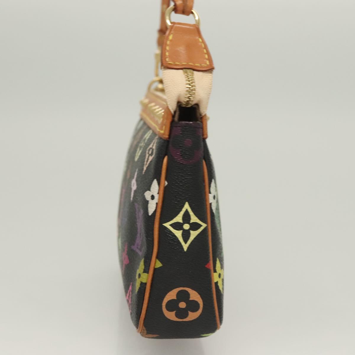 LOUIS VUITTON Monogram Multicolor Pochette Accessoires Black M92648 128468V