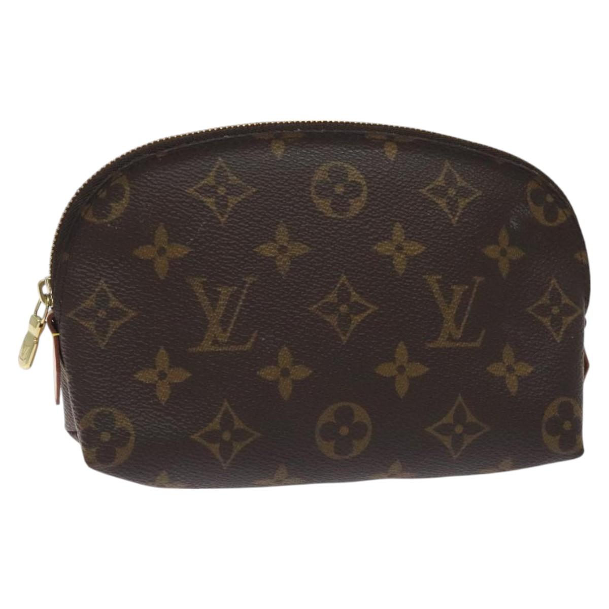 LOUIS VUITTON Monogram Pochette Cosmetic PM Cosmetic Pouch M47515 LV 128595
