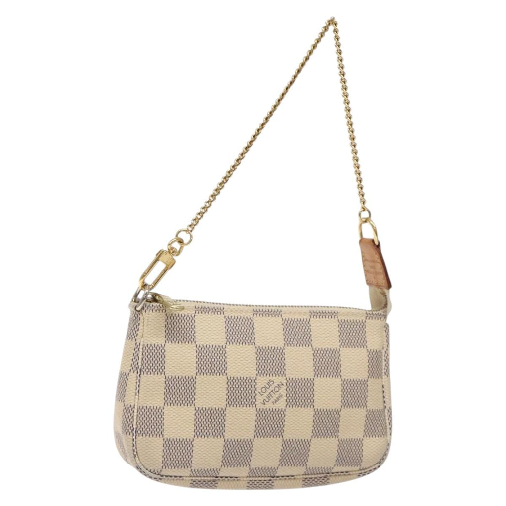 LOUIS VUITTON Damier Azur Mini Pochette Accessoires Pouch N63005 128801