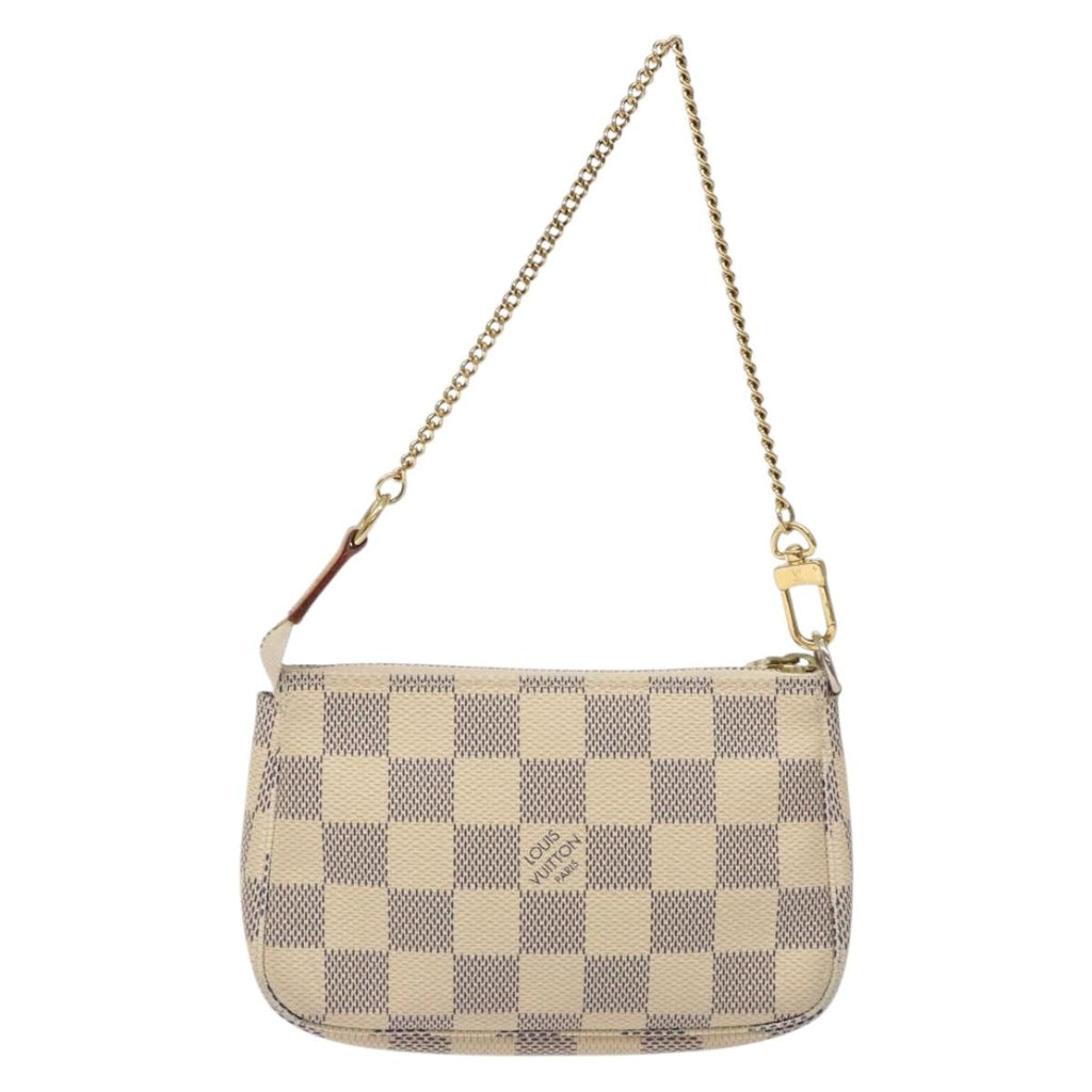 LOUIS VUITTON Damier Azur Mini Pochette Accessoires Pouch N63005 128801