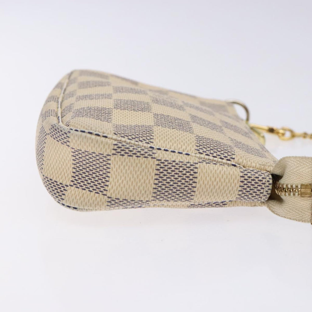 LOUIS VUITTON Damier Azur Mini Pochette Accessoires Pouch N63005 128801