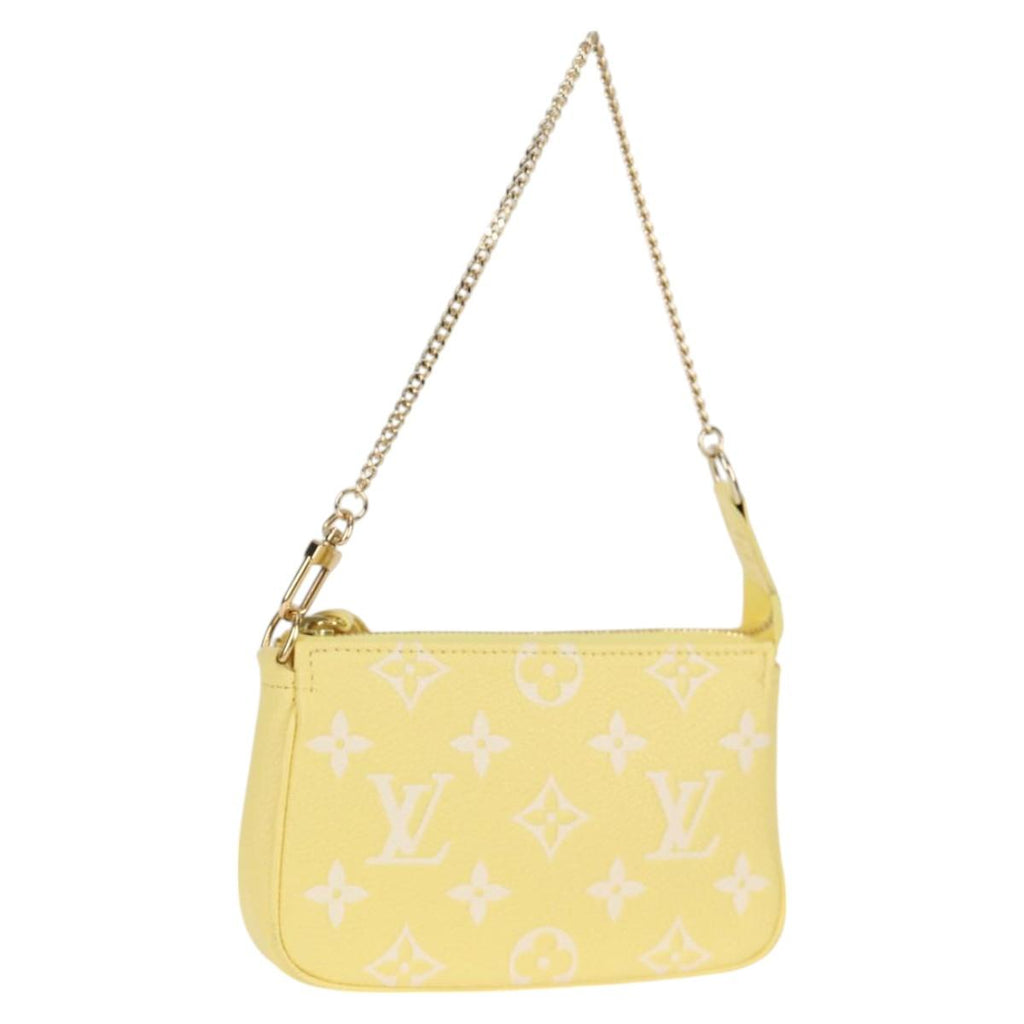 LOUIS VUITTON Empreinte Mini Pochette Accessoires Yellow M46129 LV 128802M