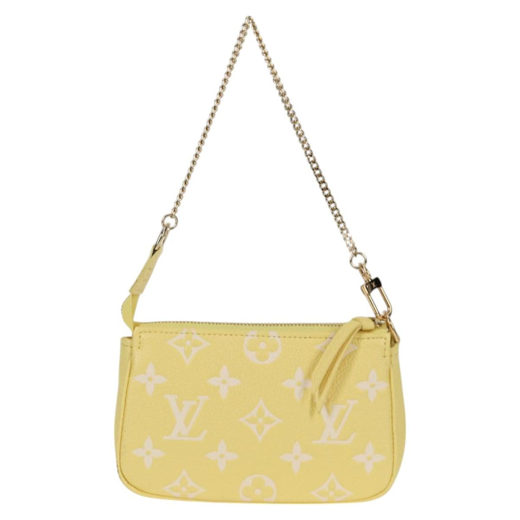 LOUIS VUITTON Empreinte Mini Pochette Accessoires Yellow M46129 LV 128802M