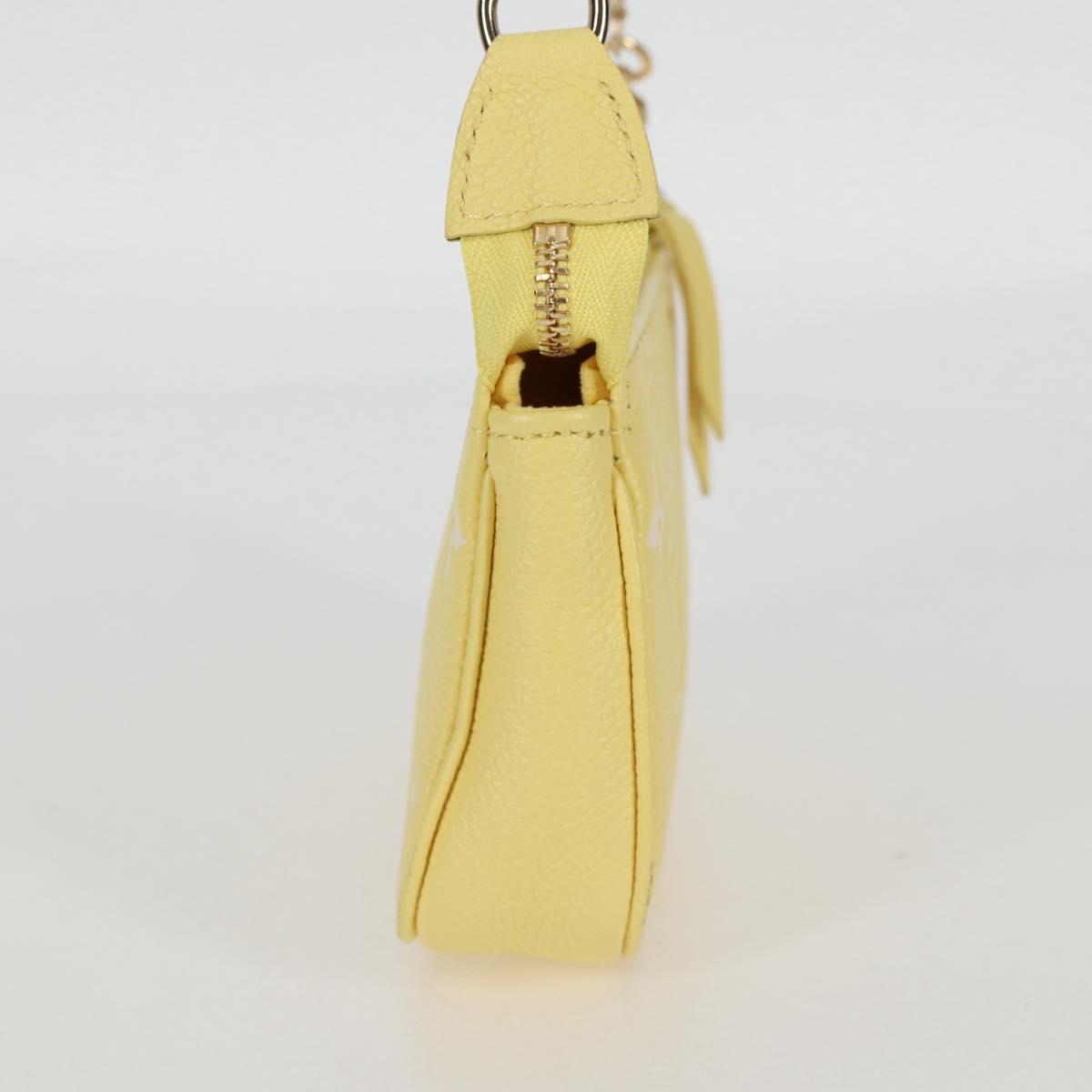 LOUIS VUITTON Empreinte Mini Pochette Accessoires Yellow M46129 LV 128802M