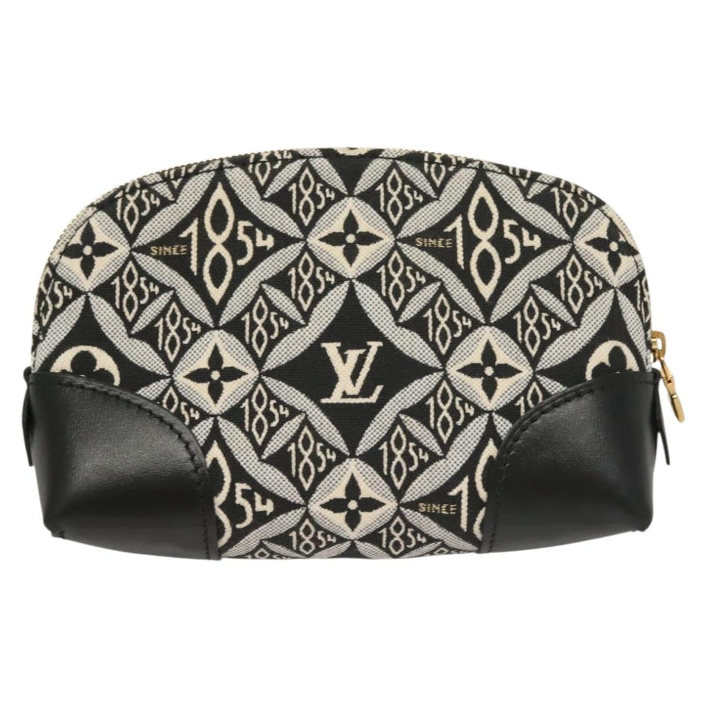 LOUIS VUITTON SINCE1854 Pochette Cosmetic PM Pouch Black M80076 LV 128804M