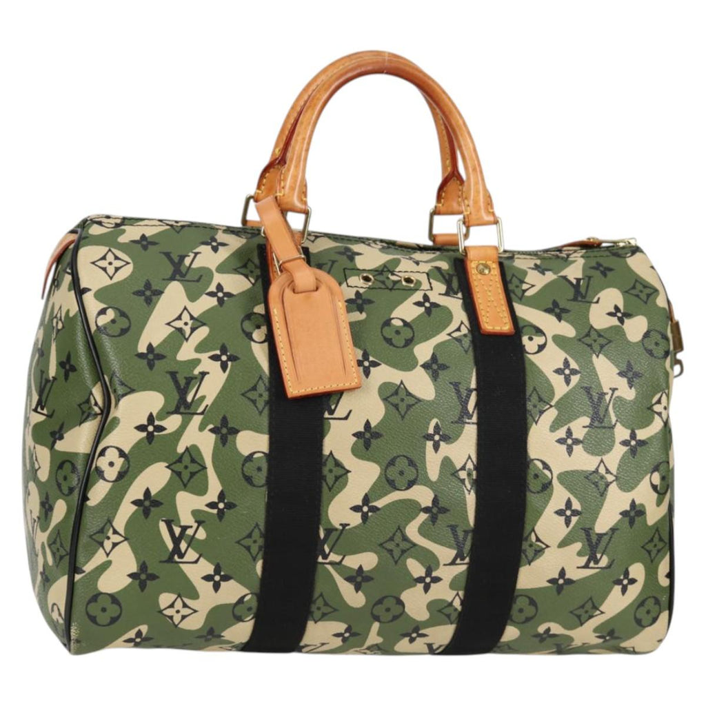 LOUIS VUITTON Monogram Camouflage Takashi Murakami Speedy 35 M95773 128855V