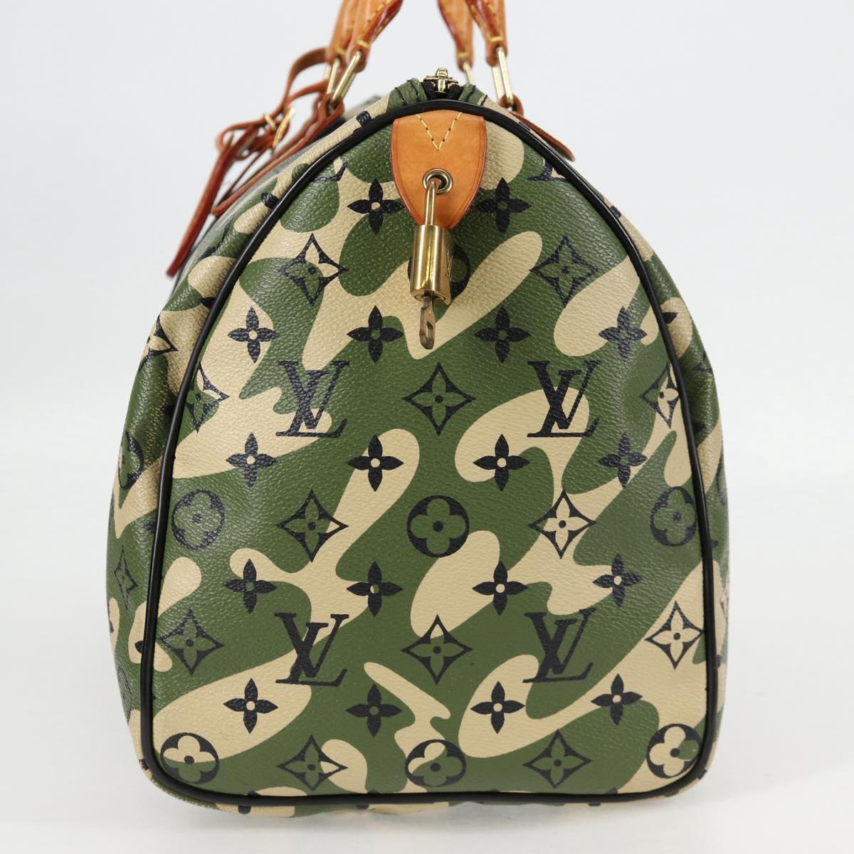LOUIS VUITTON Monogram Camouflage Takashi Murakami Speedy 35 M95773 128855V