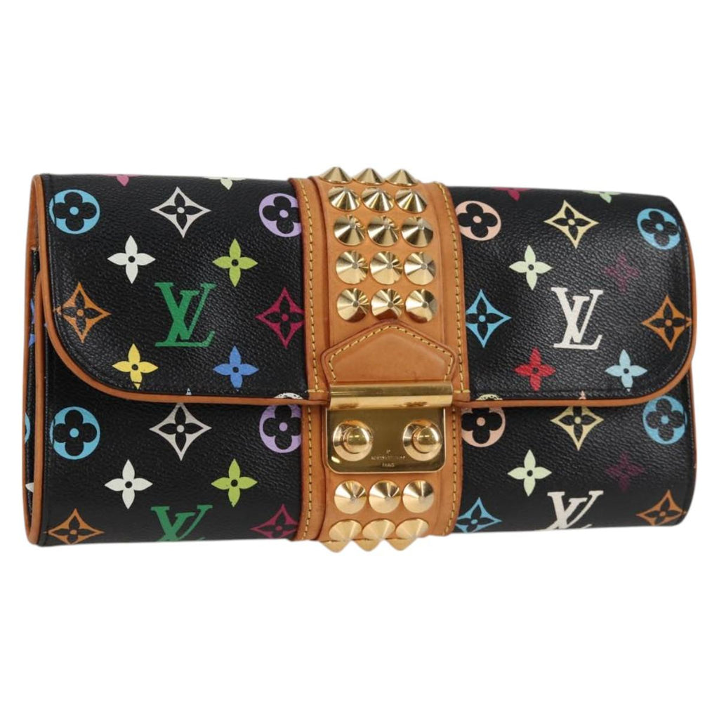 LOUIS VUITTON Multicolor Pochette Courtney Clutch Bag Black M45640 128863V