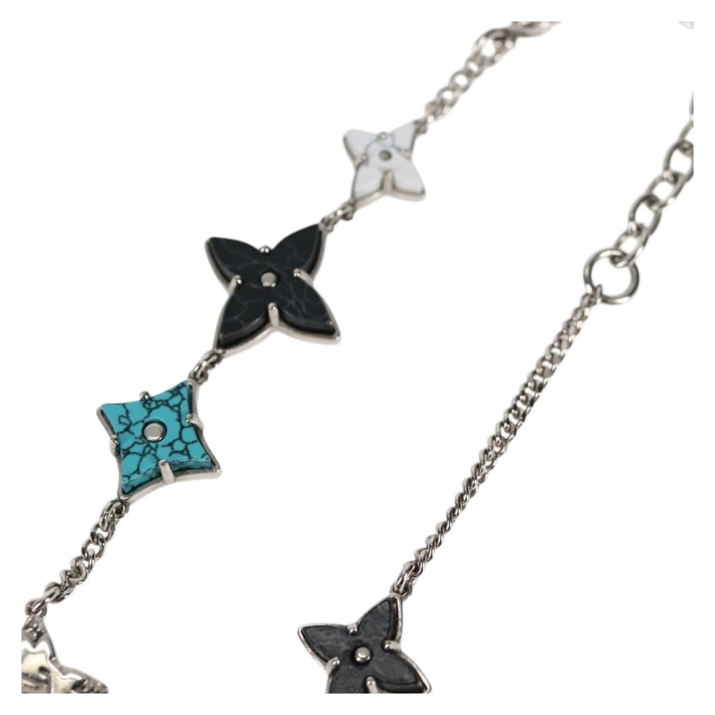 LOUIS VUITTON Monogram Sunrise Bracelet Metal Silver tone M1041A LV 128887M