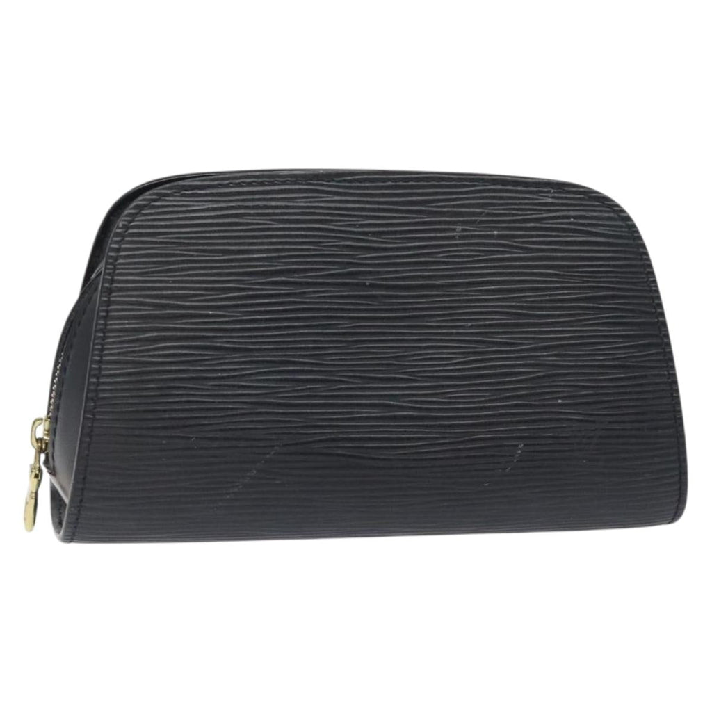 LOUIS VUITTON Epi Dauphine PM Pouch Black M48442 LV 128902