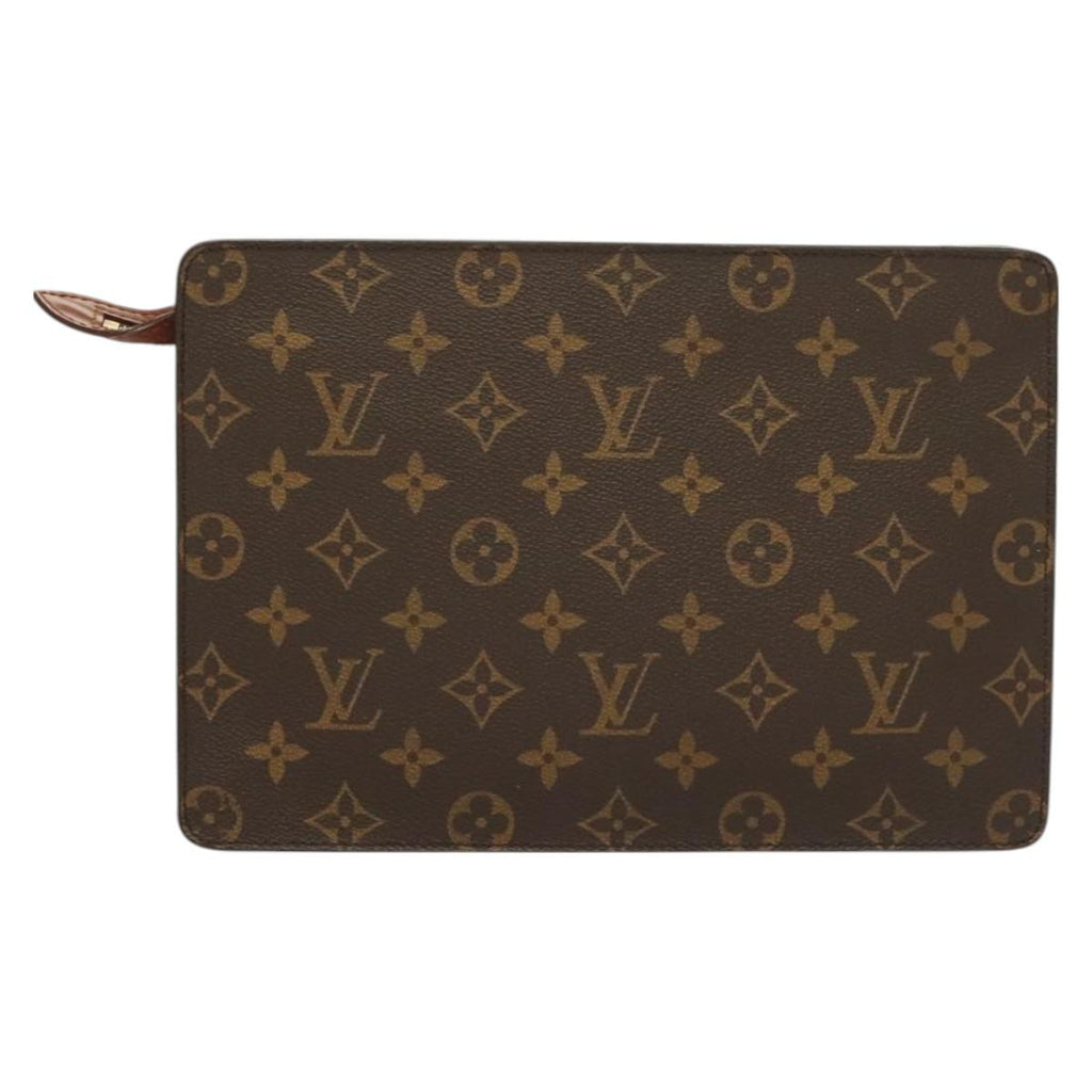 LOUIS VUITTON Monogram Pochette Homme Clutch Bag M51795 LV 129182