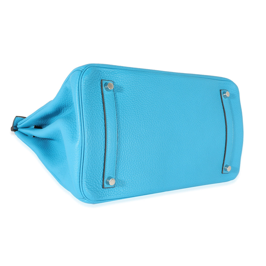 Hermes Blue Zanzibar Clemence Birkin 35