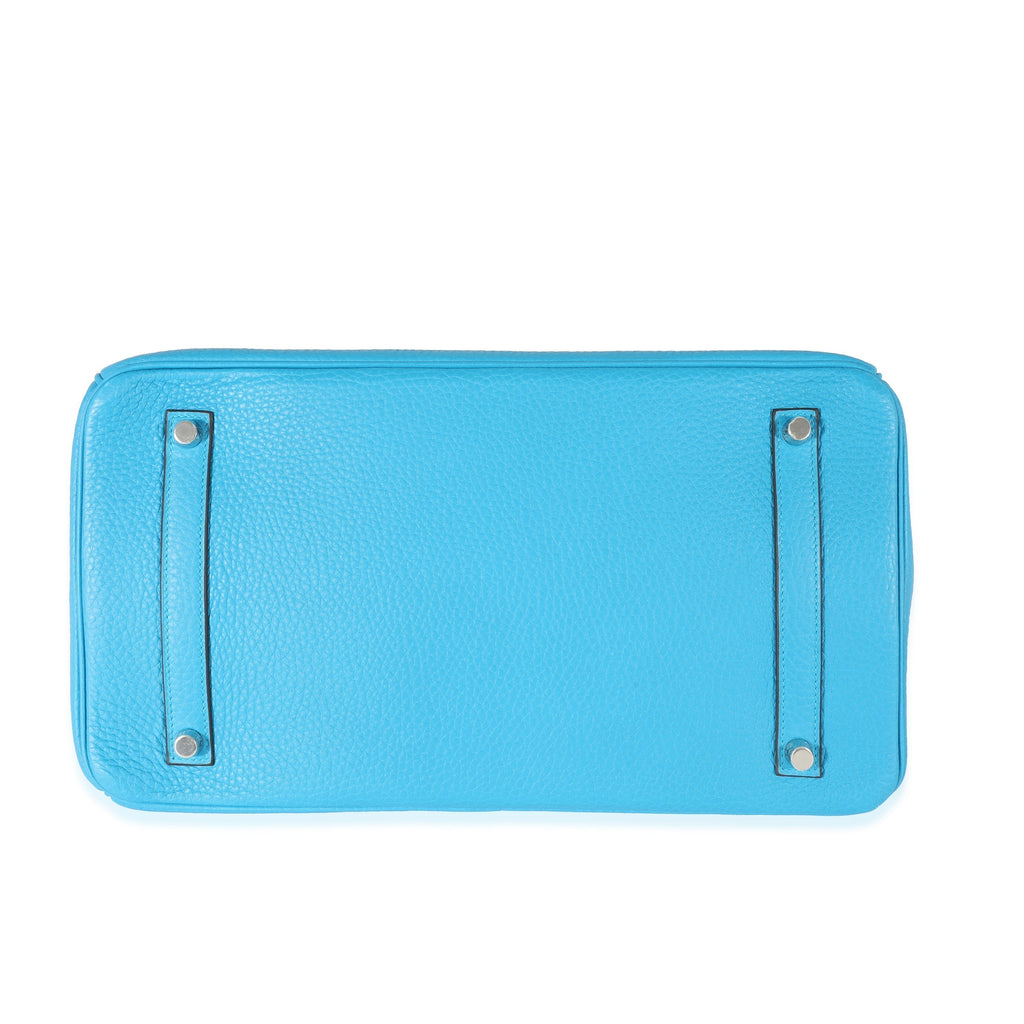 Hermes Blue Zanzibar Clemence Birkin 35