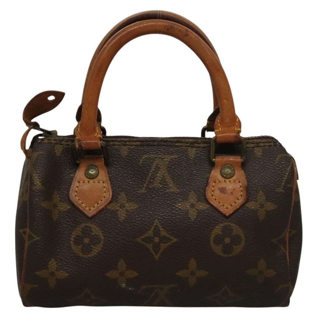 LOUIS VUITTON Monogram Mini Speedy Hand Bag M41534 LV 129662