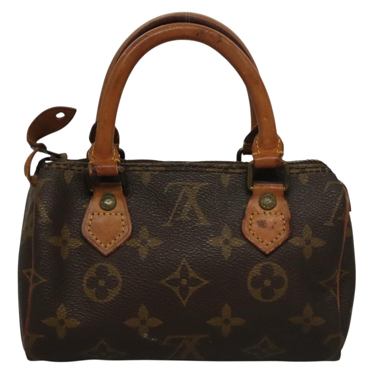 LOUIS VUITTON Monogram Mini Speedy Hand Bag M41534 LV 129662