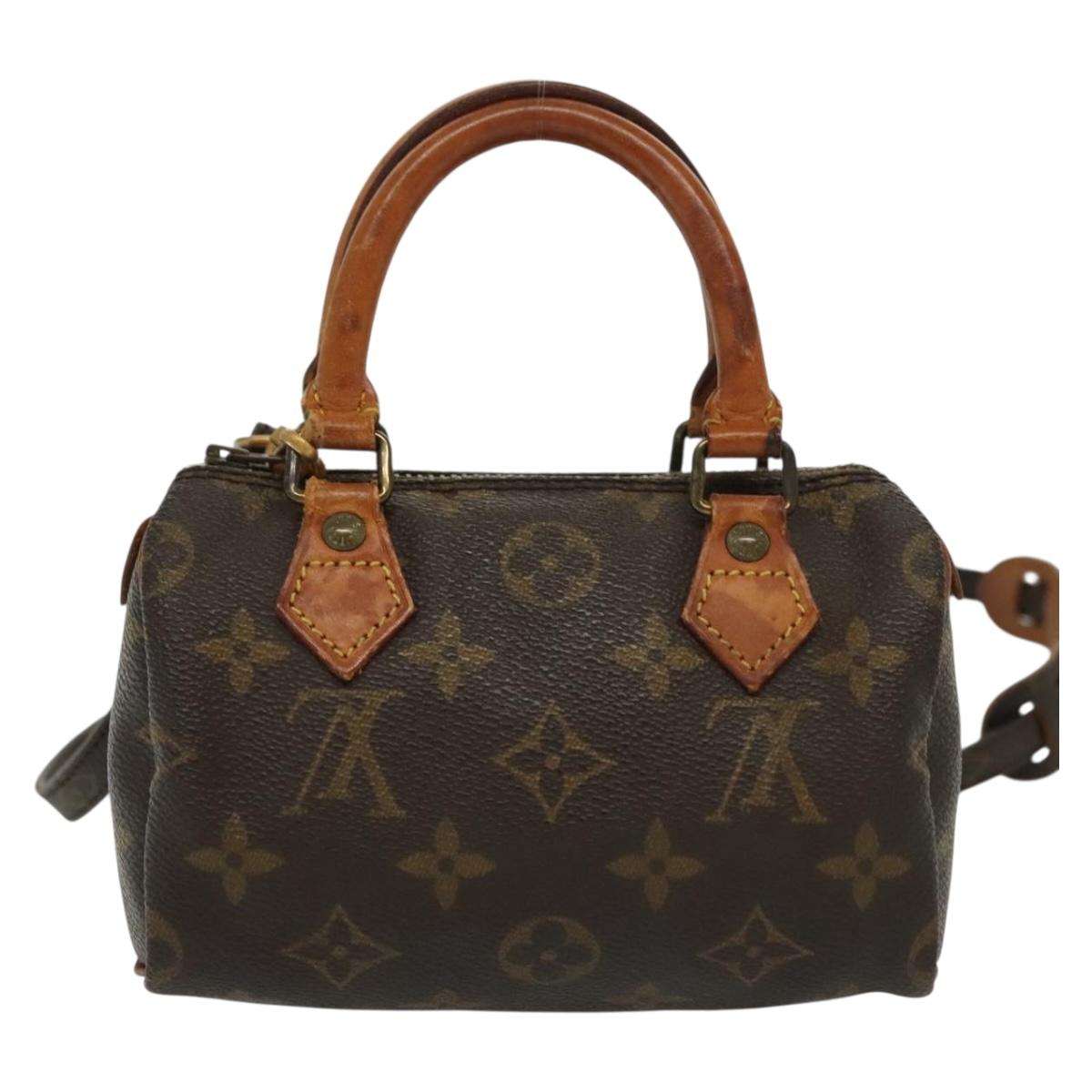 LOUIS VUITTON Monogram Mini Speedy Hand Bag M41534 LV 129715