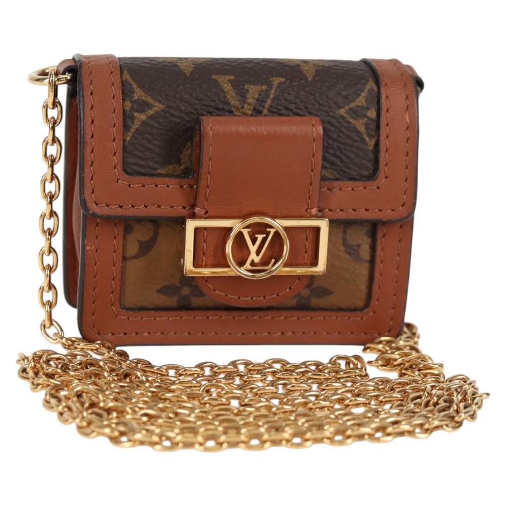 LOUIS VUITTON Monogram Reverse Micro Dauphine Bag M80250 LV 129757M