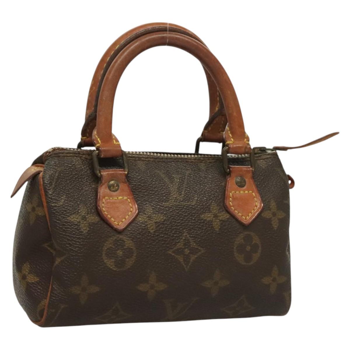 LOUIS VUITTON Monogram Mini Speedy Hand Bag M41534 LV 129804