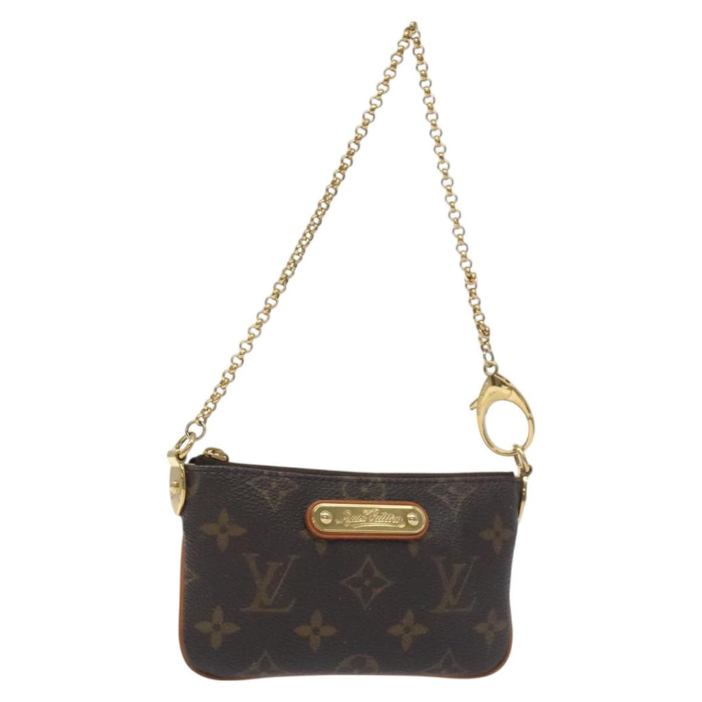 LOUIS VUITTON Monogram Pochette Mira PM Accessory Pouch M60095 LV 129805