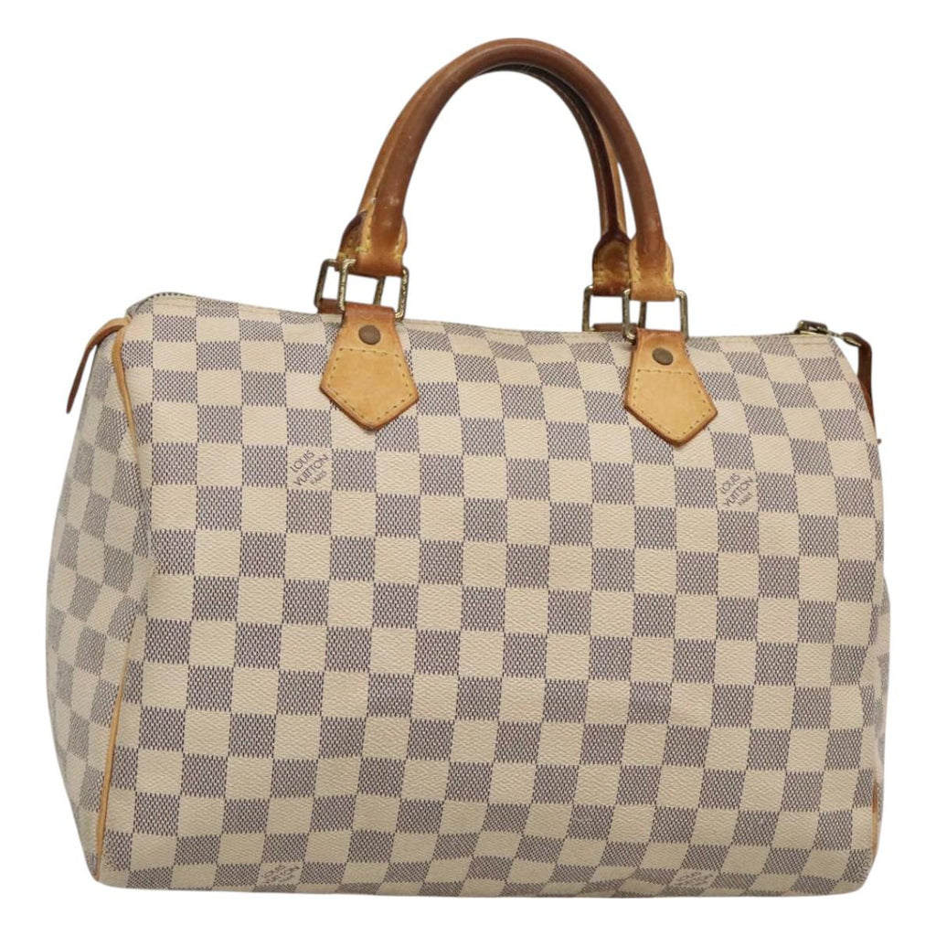 LOUIS VUITTON Damier Azur Speedy 30 Hand Bag N41533 LV 129882