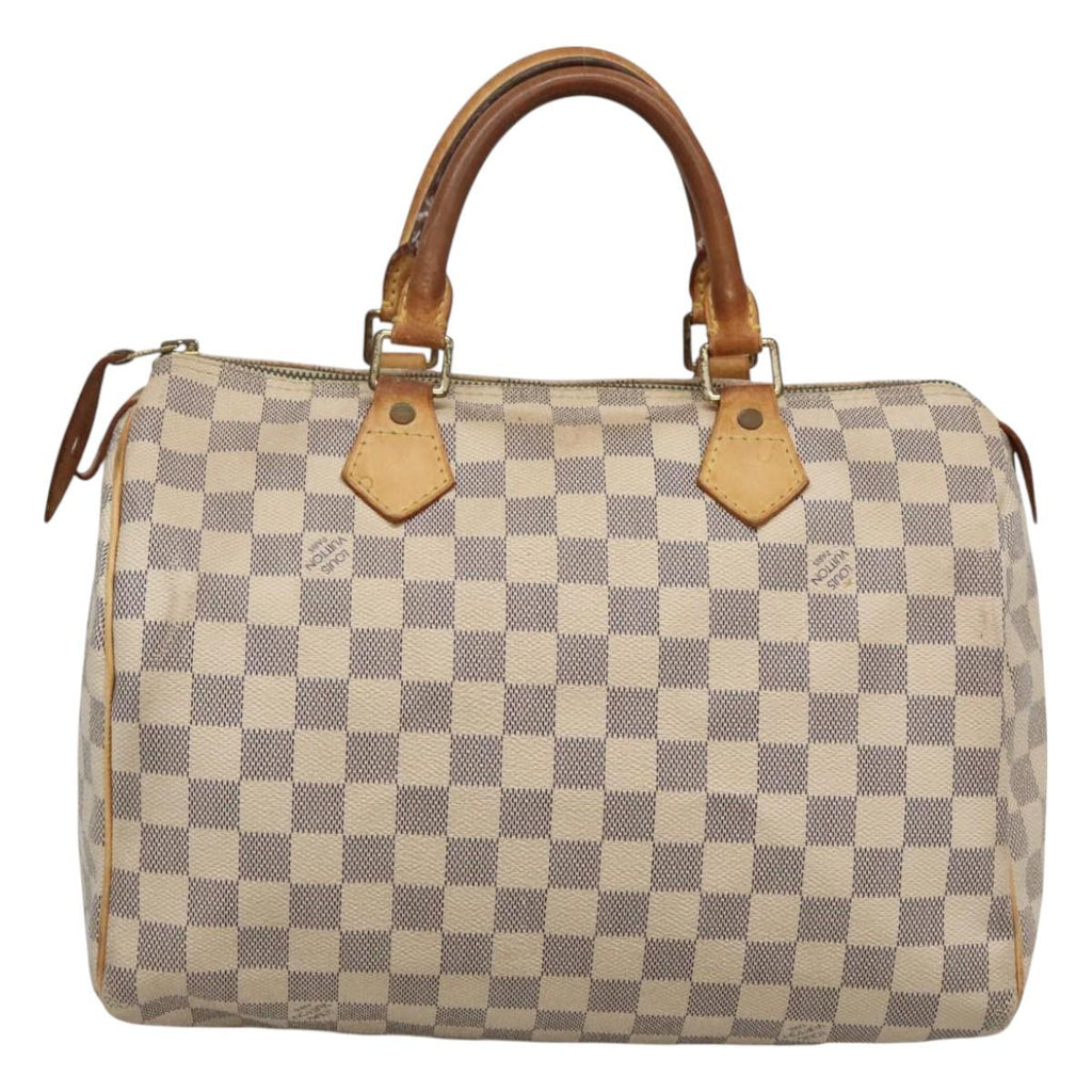 LOUIS VUITTON Damier Azur Speedy 30 Hand Bag N41533 LV 129882