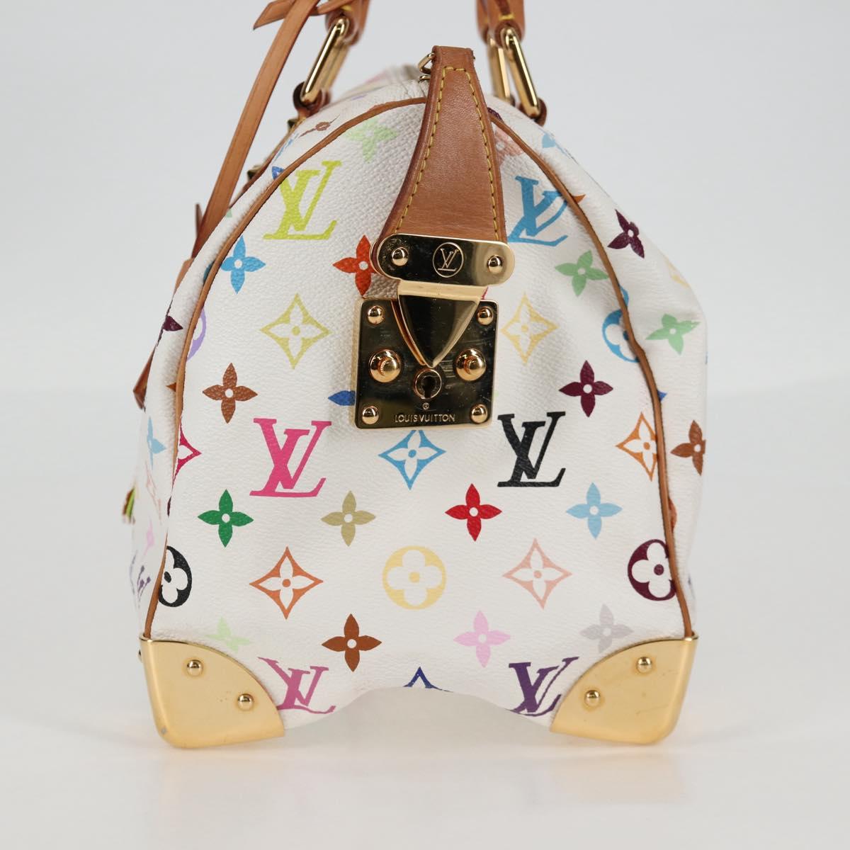 LOUIS VUITTON Monogram Multicolor Speedy 30 Bag White Bron M92643 129960V