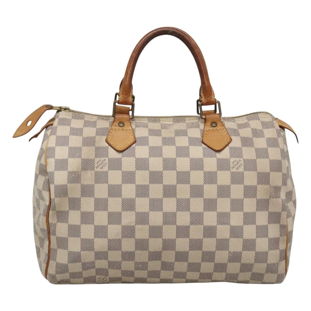 LOUIS VUITTON Damier Azur Speedy 30 Hand Bag N41533 LV 130244