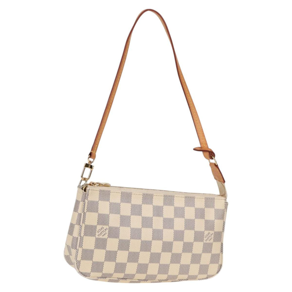 LOUIS VUITTON Damier Azur Pochette Accessoires Pouch N51986 LV 130453V