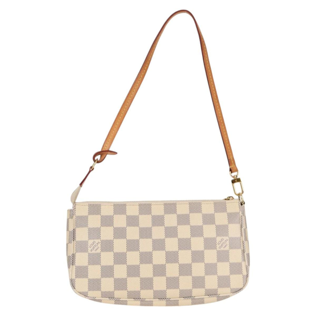 LOUIS VUITTON Damier Azur Pochette Accessoires Pouch N51986 LV 130453V