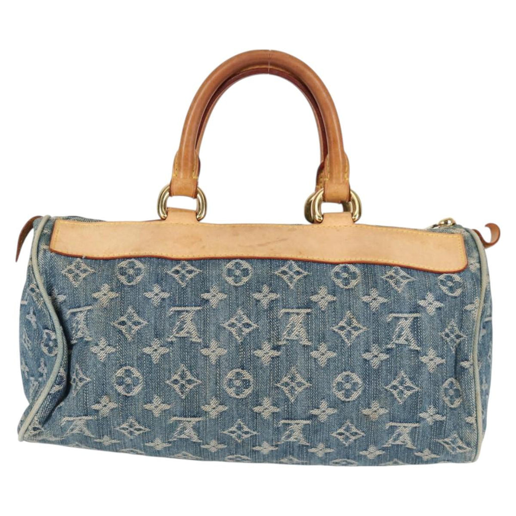 LOUIS VUITTON Monogram Denim Neo Speedy Hand Bag Blue M95019 LV 130469V