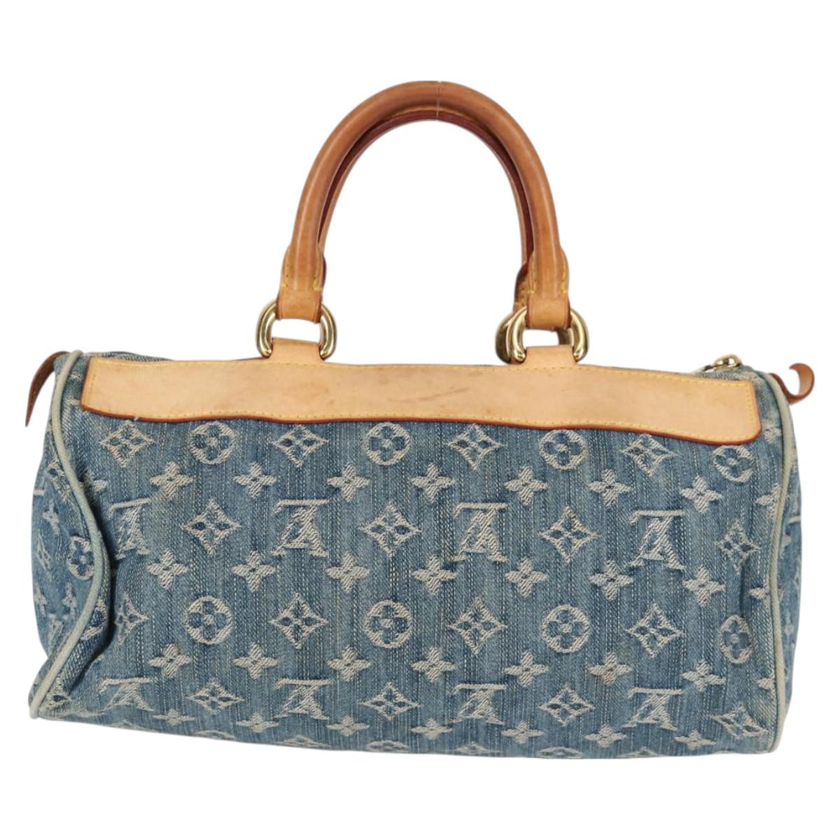LOUIS VUITTON Monogram Denim Neo Speedy Hand Bag Blue M95019 LV 130469V
