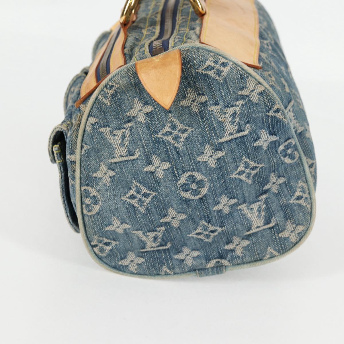 LOUIS VUITTON Monogram Denim Neo Speedy Hand Bag Blue M95019 LV 130469V